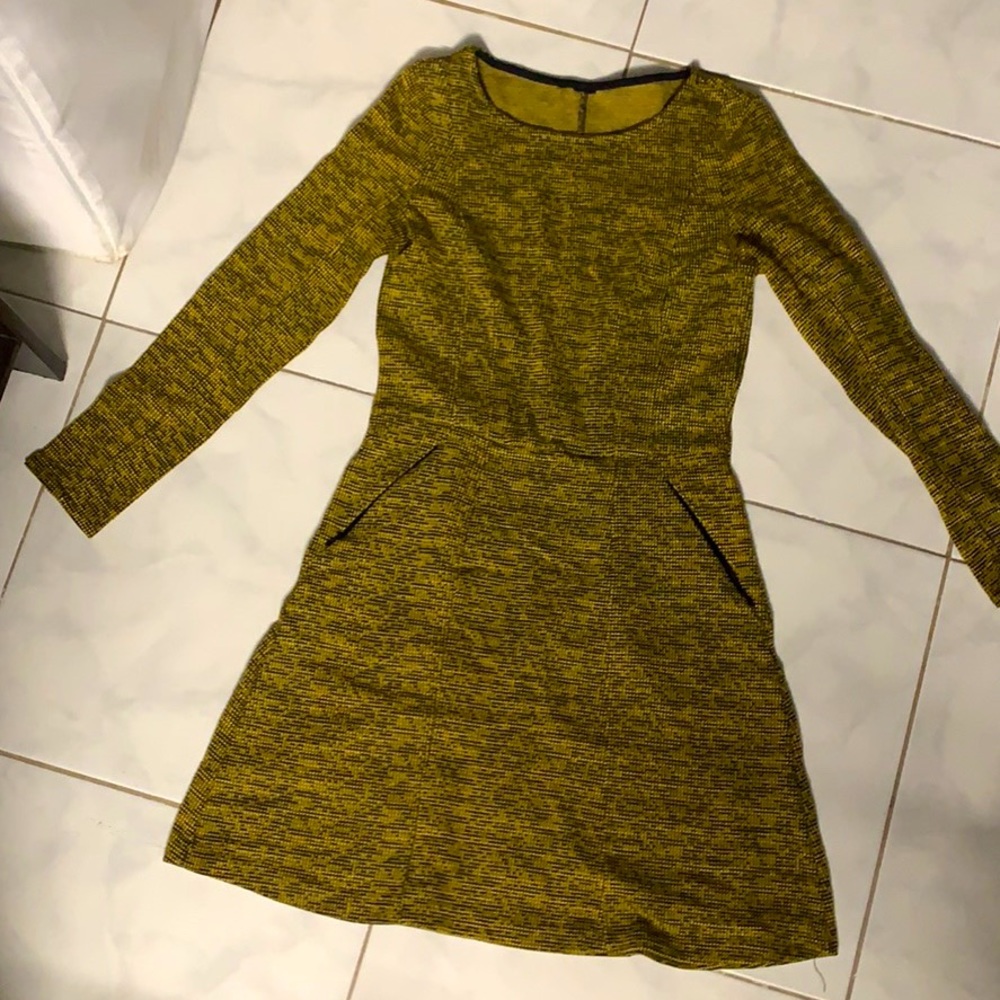 Mustard A line Dress
